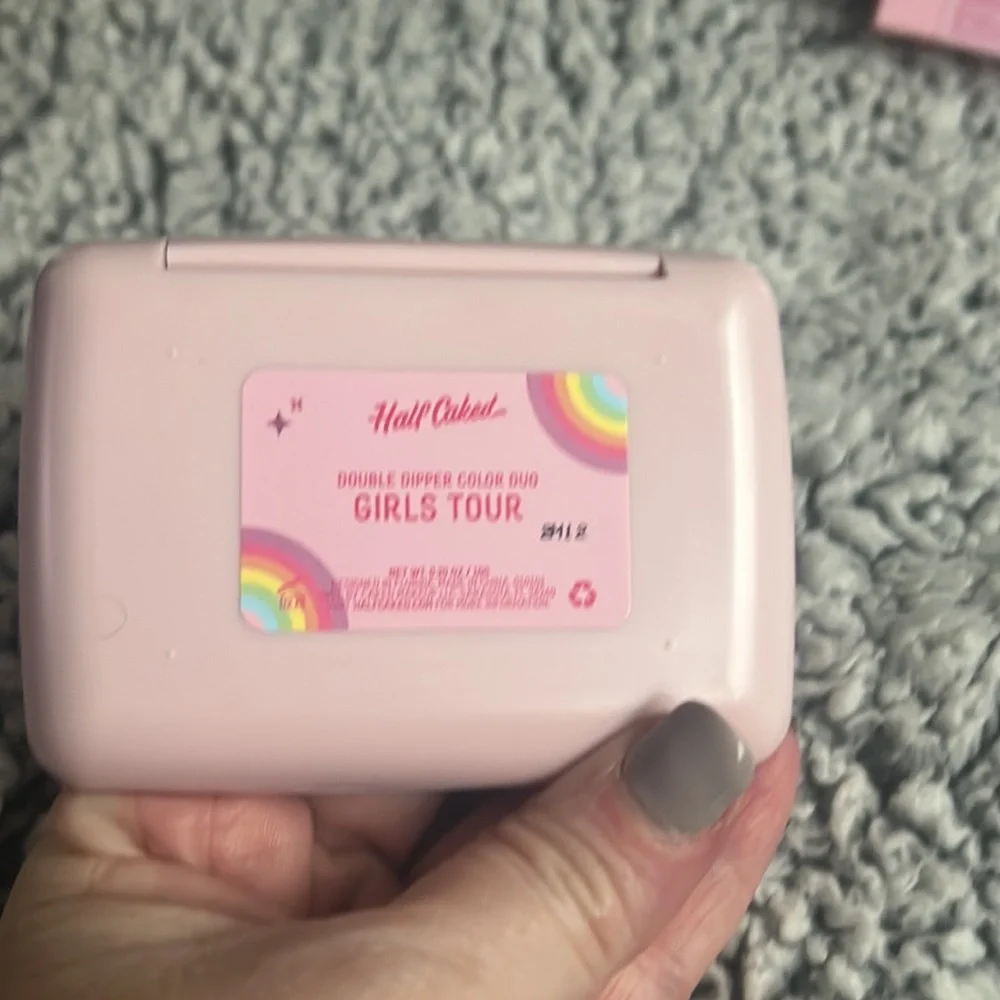 New -Half Caked double dipper color duo makeup, blush